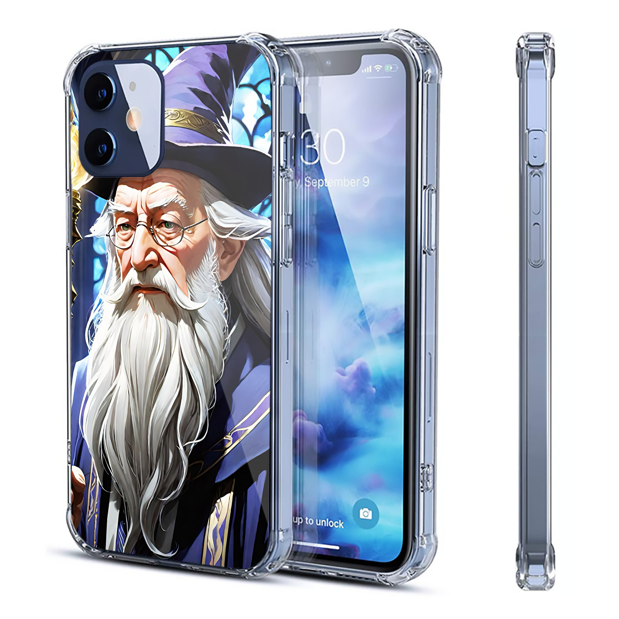 （画像用） Harry Potter ハリー・ポッターシリーズ 【iPhone 12シリーズ対応】透明スマホケース（クリアソフトケース）